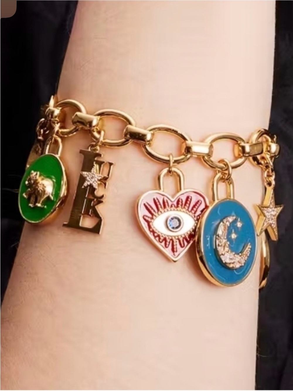 Kate Spade Like Magic evil eye charm bracelet New $139 - Picture 4 of 4